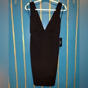 NWT LuLu’s Black Bodycon Dress Sz. M